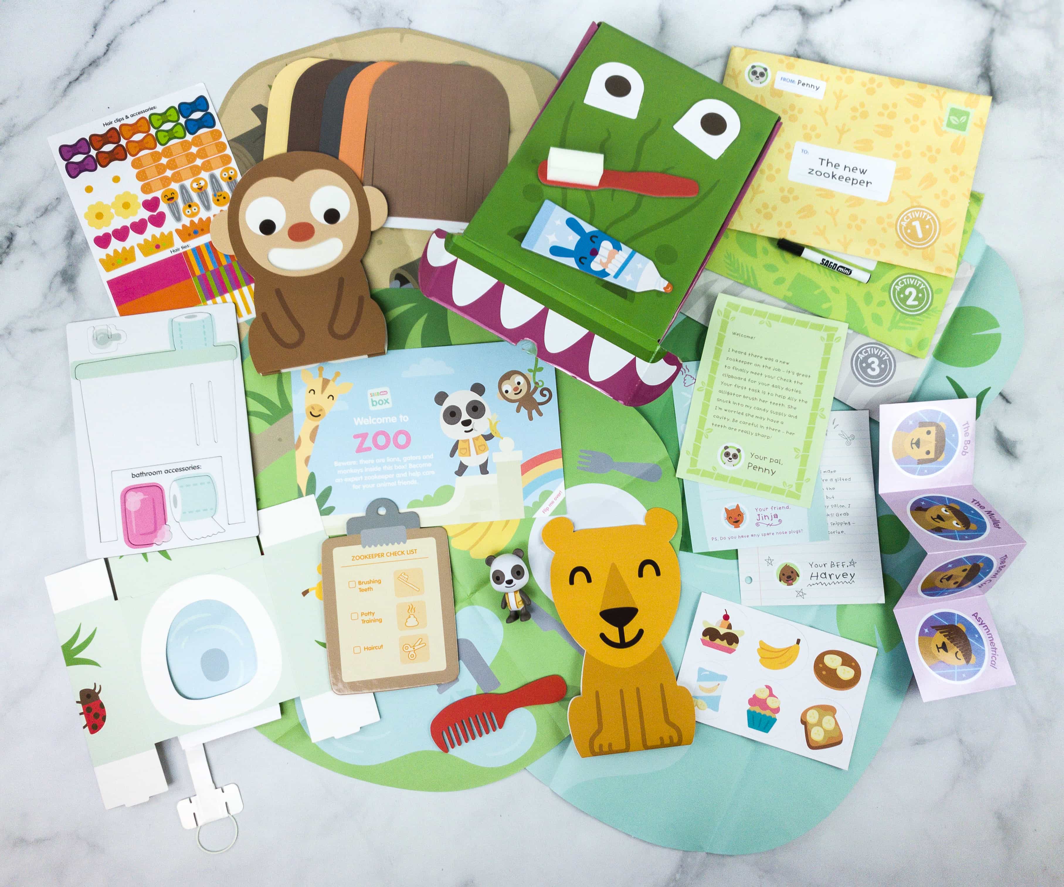 Sago Mini Box May 2020 Subscription Box Review + Coupon - Zoo! - hello