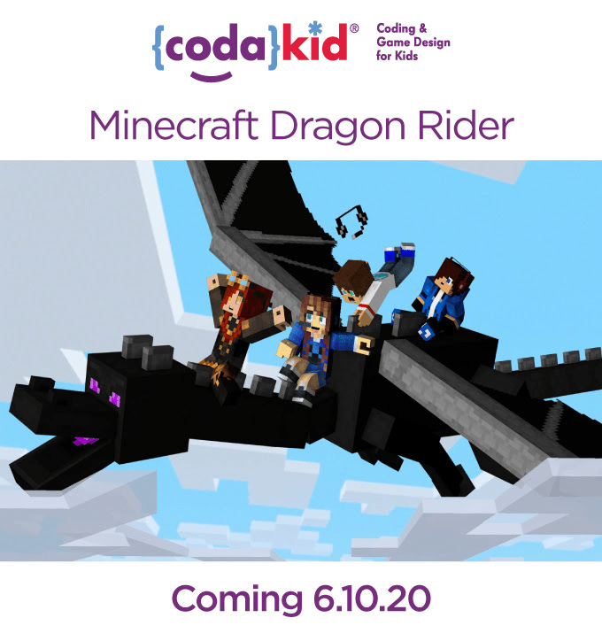Codakid Minecraft Dragon Rider Course Coming Soon Free Trial Coupon Hello Subscription - games roblox dragon riders