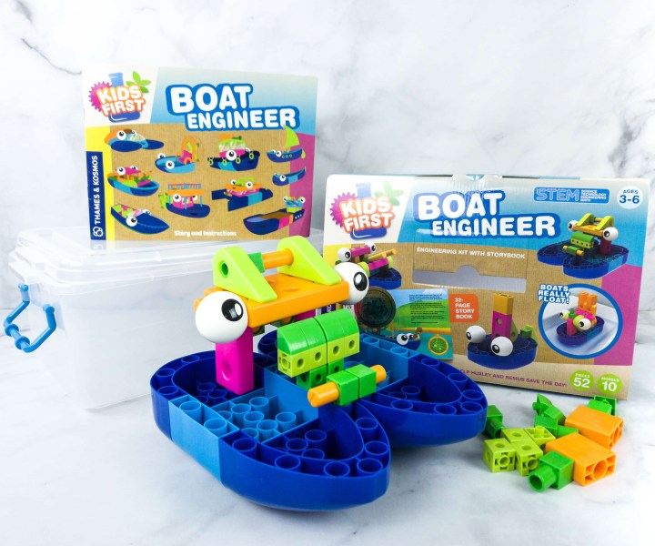 Amazon STEM Toy Club Review 3 to 5 Years First Boat Engineer Science