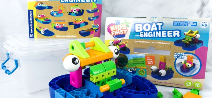 Amazon STEM Toy Club Review – 3 to 5 Years: First Boat Engineer Science Kit