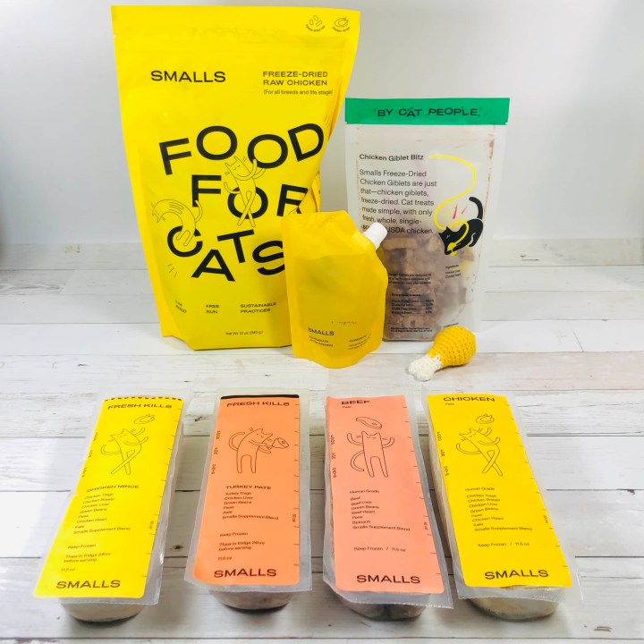 Smalls Cat Food Subscription Box Review + Coupon! hello subscription