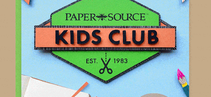 Paper Source Kids Club August 2020 Spoilers!