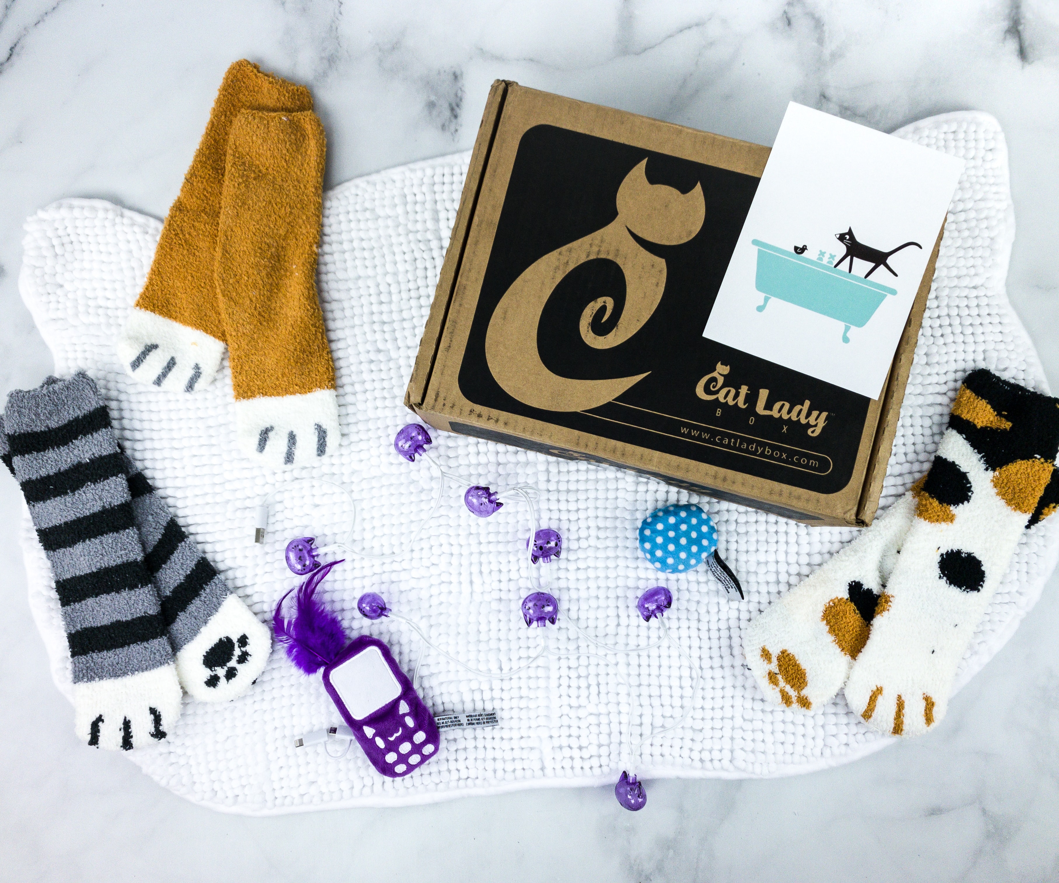 Cat Lady Box June Subscription Box Review Pampurr Yourself Hello Subscription