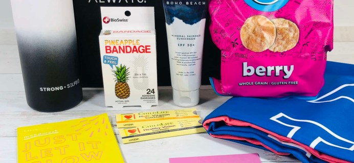 STRONG selfie Summer 2020 BURST Box Review + Coupon
