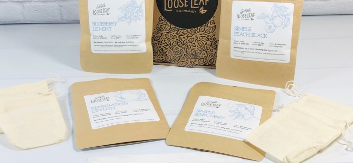 Simple Loose Leaf Tea June 2020 Subscription Box Review + Coupon!