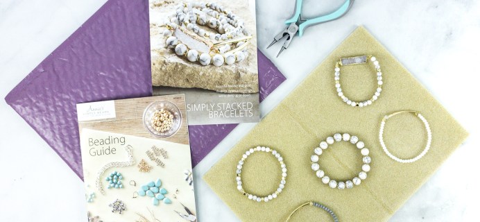 Annie’s Simply Beads Kit-of-the-Month Club Review + Coupon – SIMPLY STACKED BRACELETS