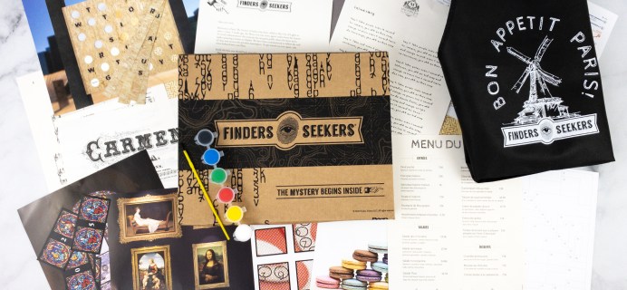 Finders Seekers Subscription Box Review + Coupon – PARIS