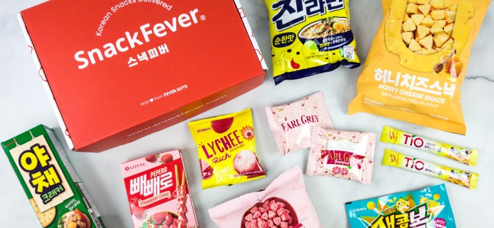 Snack Fever July 2020 Subscription Box Review + Coupon – Original Box!