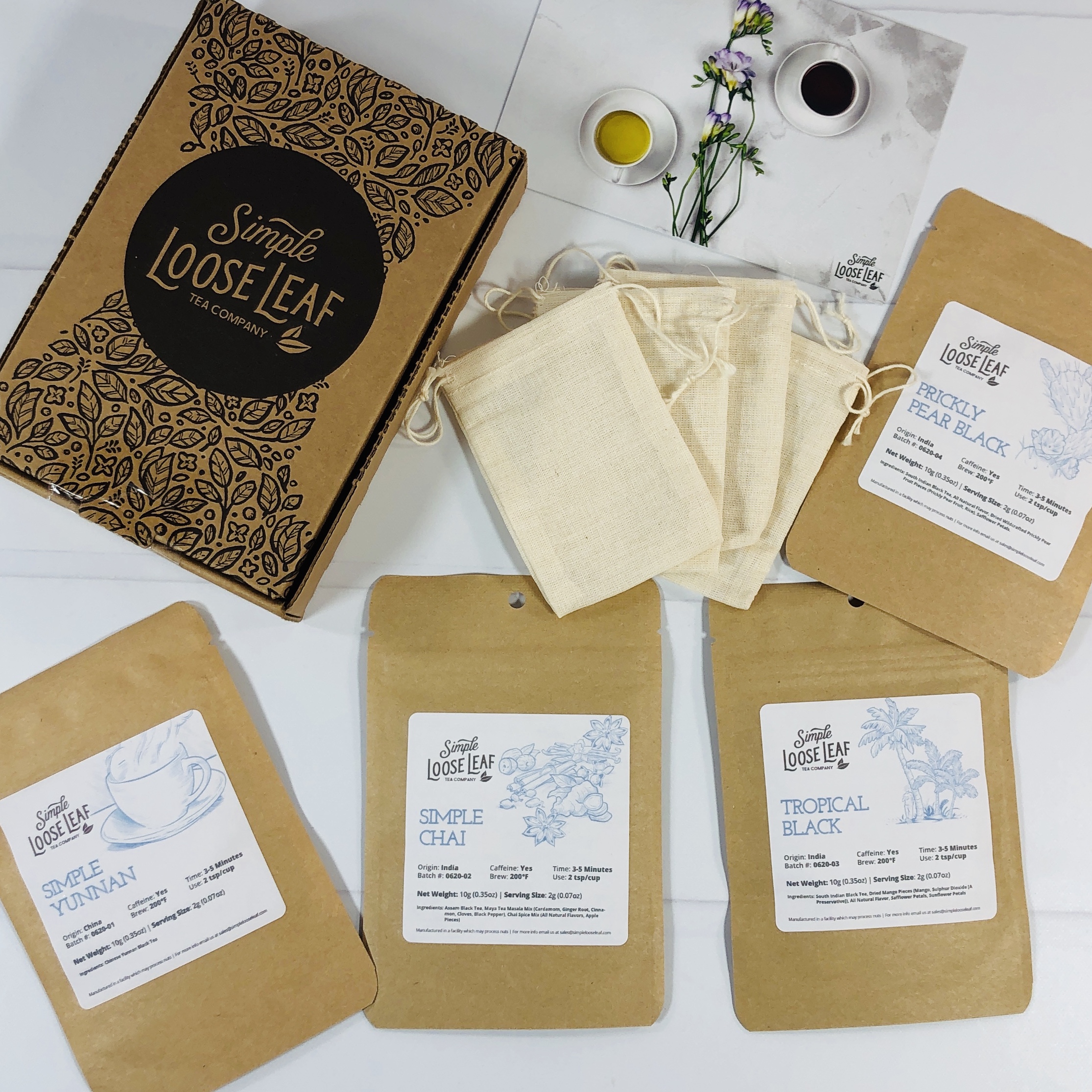 Simple Loose Leaf Tea July 2020 Subscription Box Review + Coupon