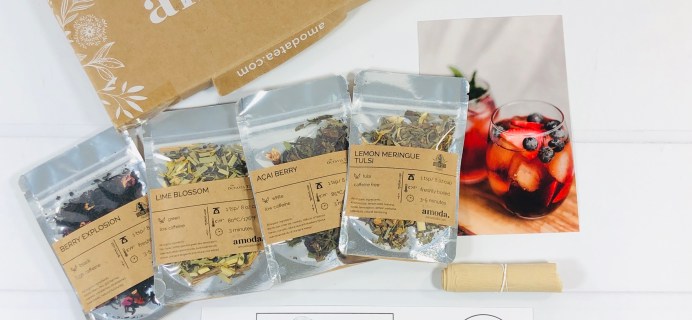 Amoda Tea July 2020 Subscription Box Review + Coupon!