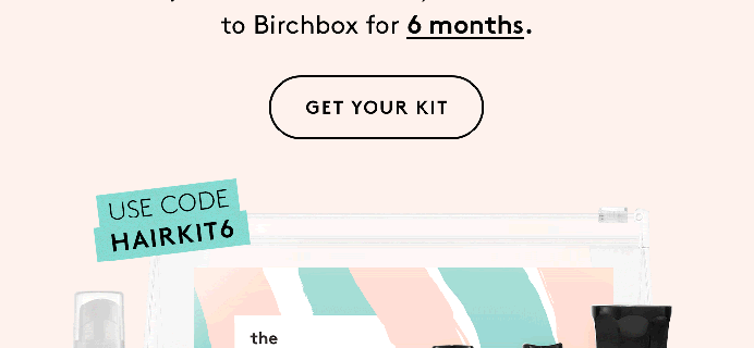 Birchbox Deal: FREE Hair & Fragrance Detangling Kit with 6 Month Subscription!