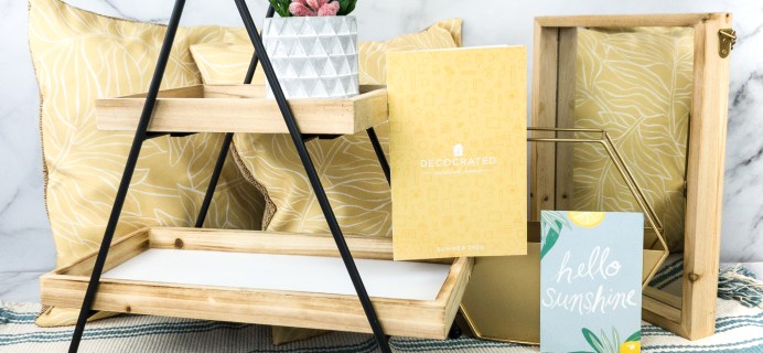 Decocrated Summer 2020 Subscription Box Review + Coupon