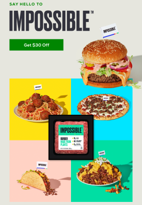 Home Chef Impossible Burger Available Now + Coupon!