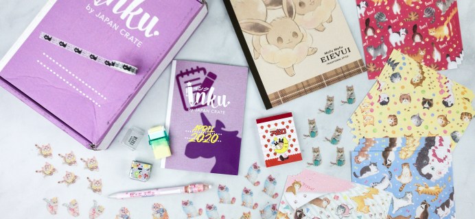 Inku Crate by Japan Crate April 2020 Subscription Box Review + Coupon!