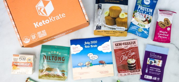 KetoKrate July 2020 Subscription Box Review + Coupon