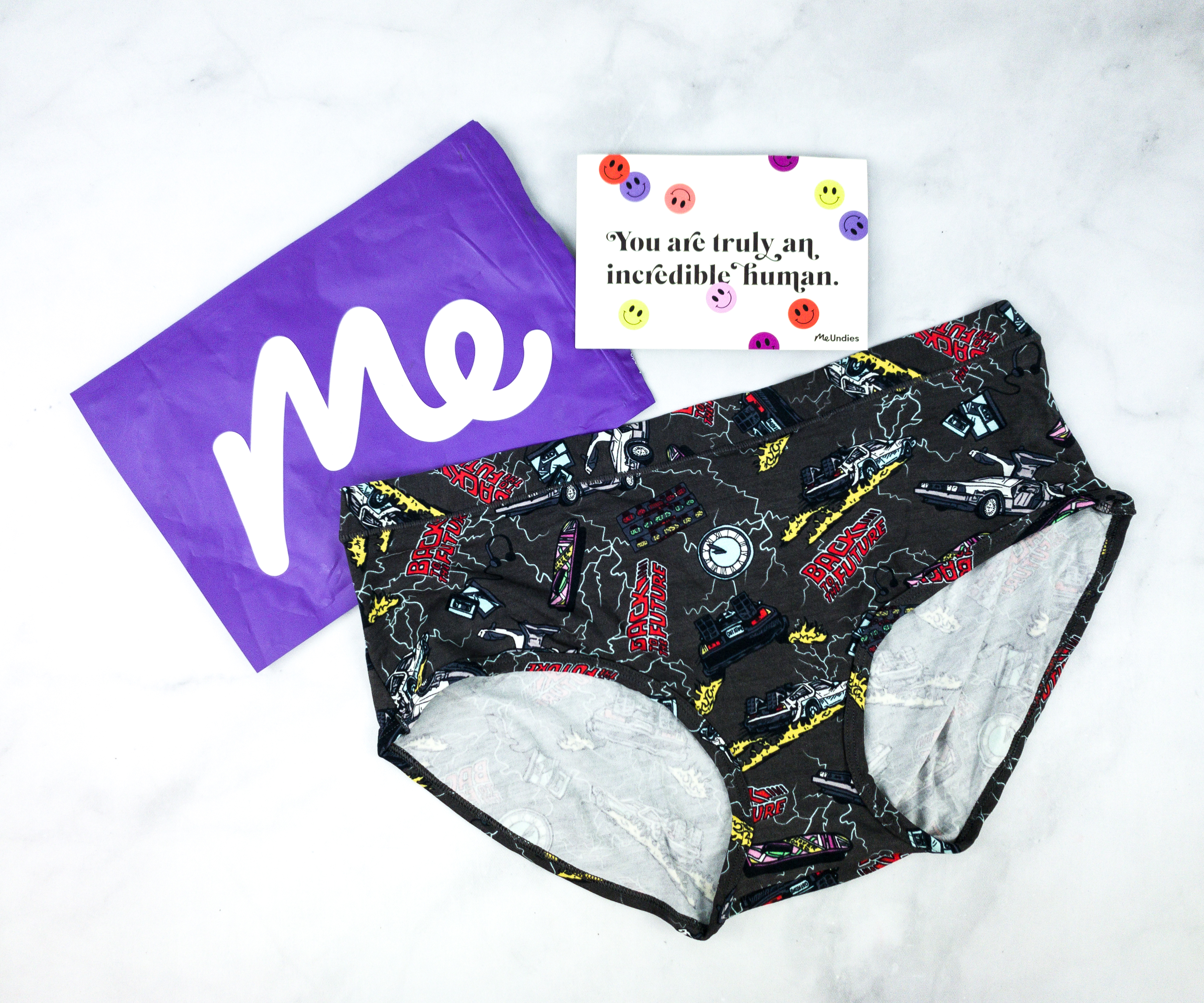 MeUndies x Back To The Future Collection July 2020 Subscription