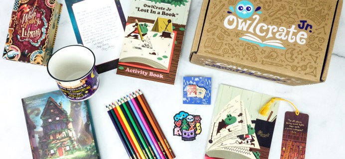 OwlCrate Jr. July 2020 Box Review & Coupon – LOST IN A BOOK
