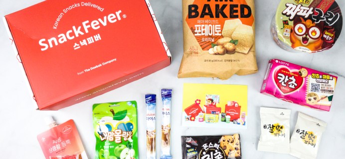 Snack Fever August 2020 Subscription Box Review + Coupon – Original Box!