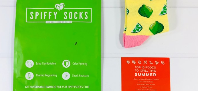 Spiffy Socks June 2020 Subscription Box Review  + Coupon