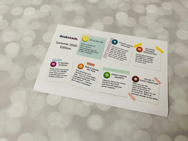 Desk Stash Summer 2020 Subscription Box Review + Coupon Hello