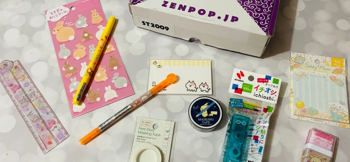 ZenPop Japanese Packs September 2020 Review + Coupon – Stationery Box
