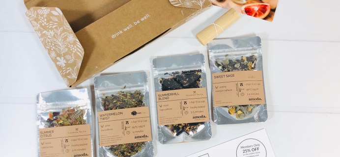 Amoda Tea August 2020 Subscription Box Review + Coupon!