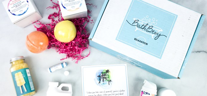 Bath Bevy August 2020 Subscription Box Review + Coupon