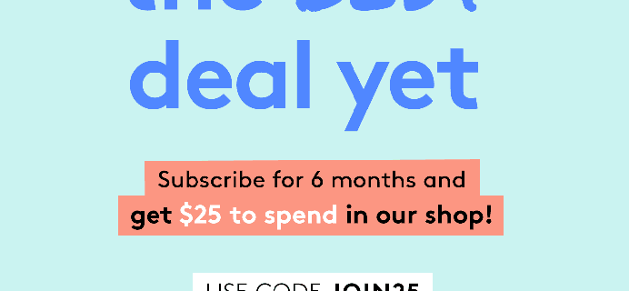 Birchbox Coupon: Get $25 Bonus Credit with 6+ Month Subscription!