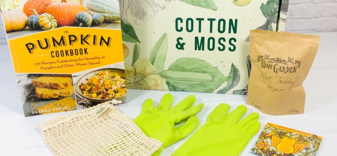 Cotton & Moss Fall 2020 Subscription Box Review