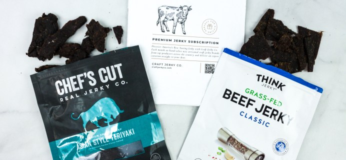 Craft Jerky Co August 2020 Subscription Box Review + Coupon