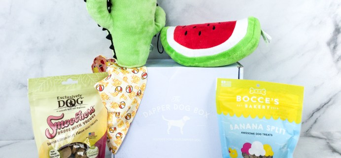 The Dapper Dog Box August 2020 Subscription Box Review + Coupon