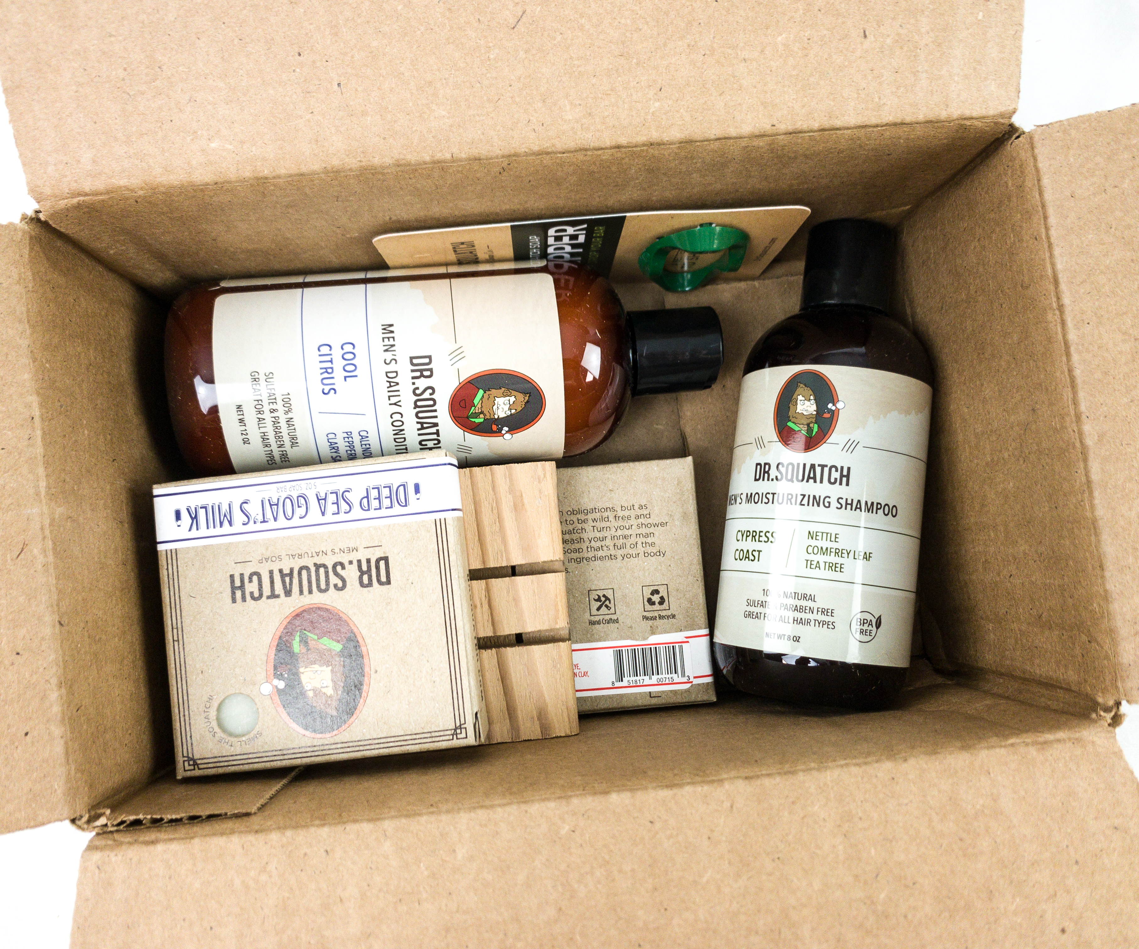 Dr. Squatch Men's Natural Shampoo Cypress Coast 8 oz - Free Shipping