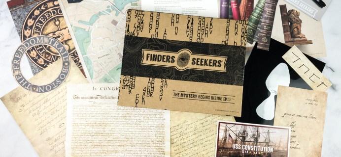 Finders Seekers Subscription Box Review + Coupon – BOSTON
