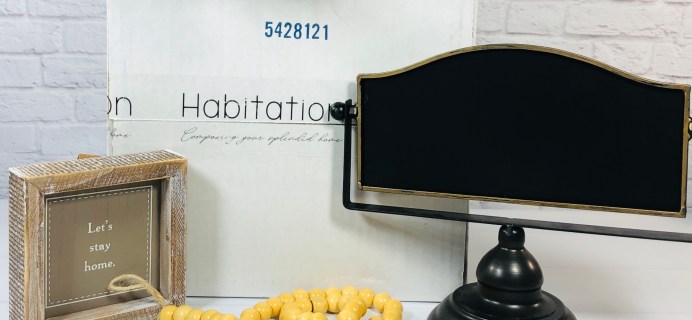 Habitation Box August 2020 Subscription Box Review + Coupon!