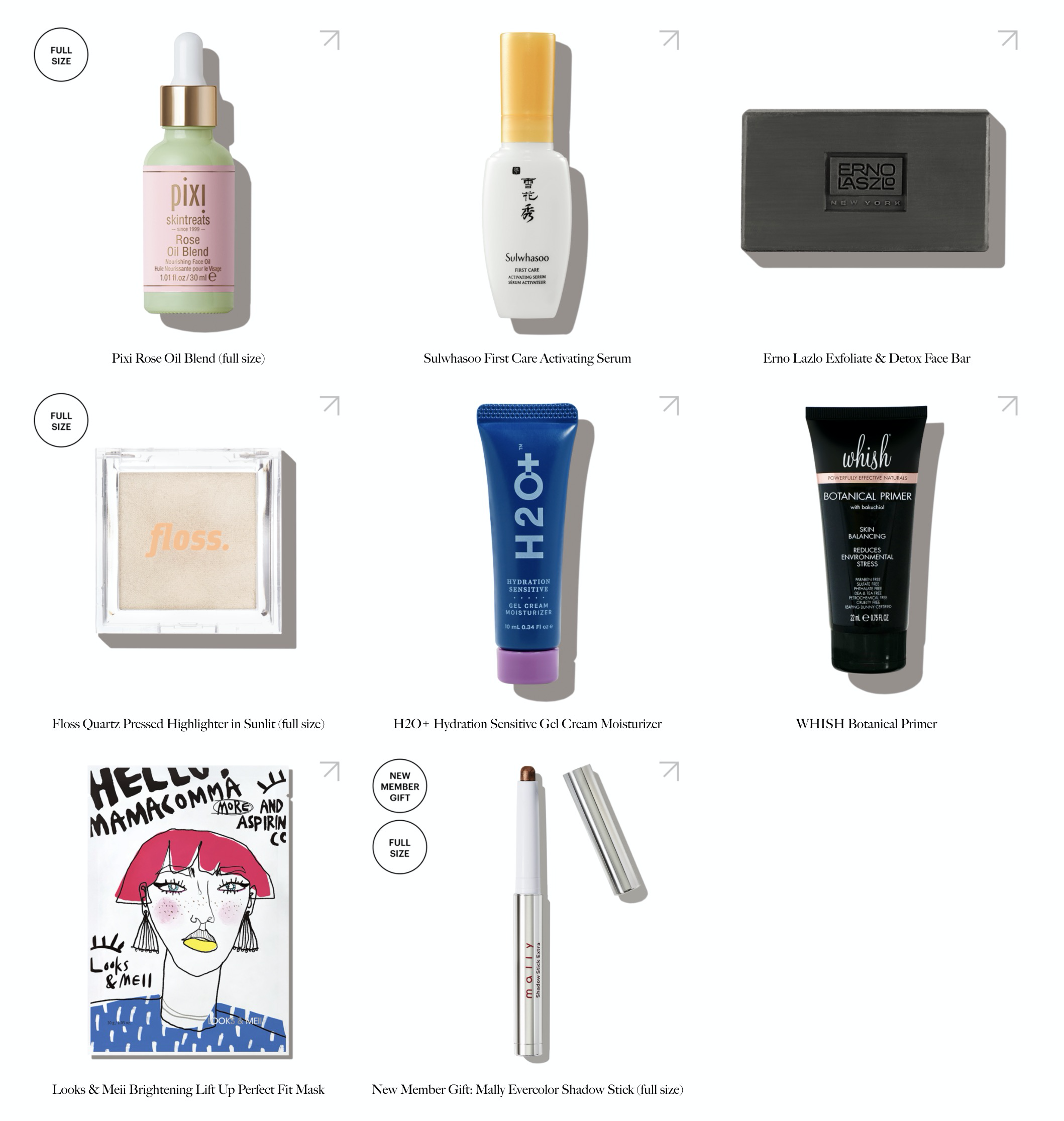 floss quartz pressed highlighter