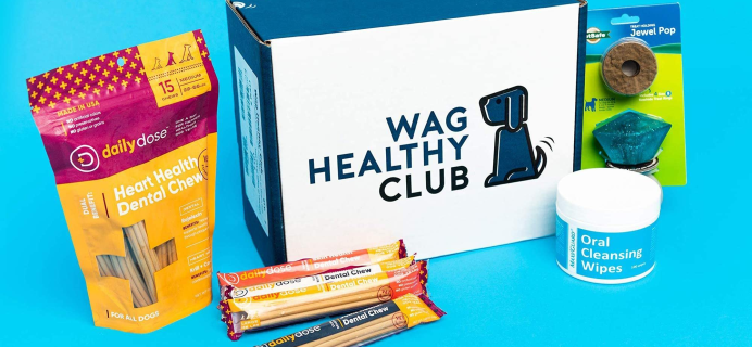 Wag Healthy Club – Review? Dog Subscription + Coupon!