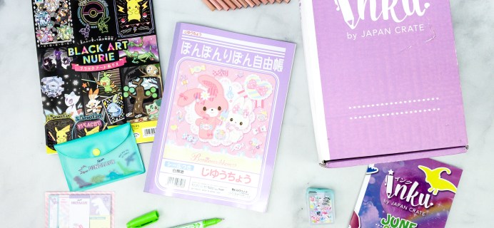 Inku Crate by Japan Crate June 2020 Subscription Box Review + Coupon!