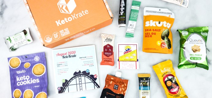 KetoKrate August 2020 Subscription Box Review + Coupon