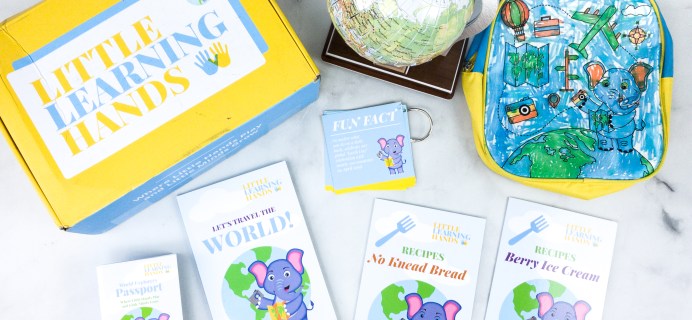 Little Learning Hands Subscription Box Review – Intro World Explorers Global Kit