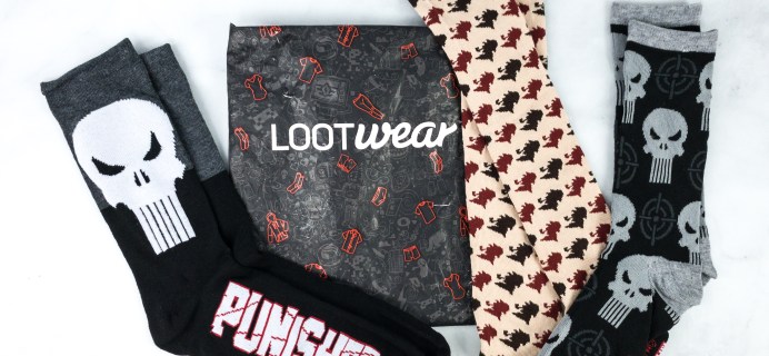 Loot Socks by Loot Crate April 2020 Subscription Box Review & Coupon