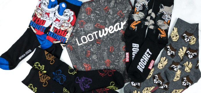Loot Socks by Loot Crate March 2020 Subscription Box Review & Coupon