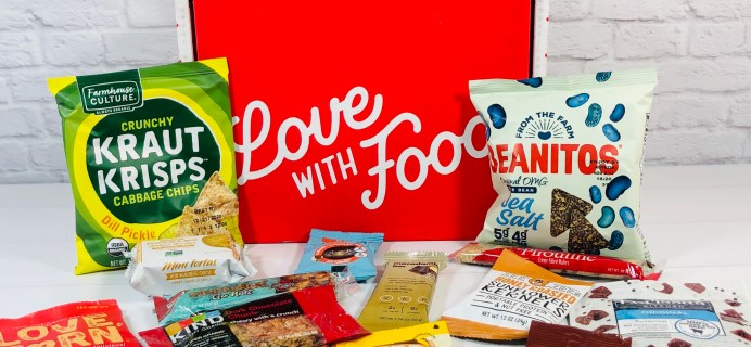 Love With Food August 2020 Deluxe Box Review + Coupon!