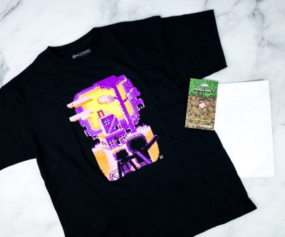 Minecraft T-Shirt Club July 2020 Review