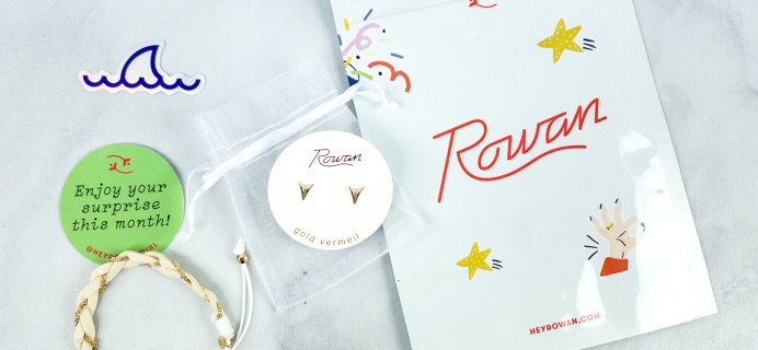 Rowan Earring Club August 2020 Subscription Box Review