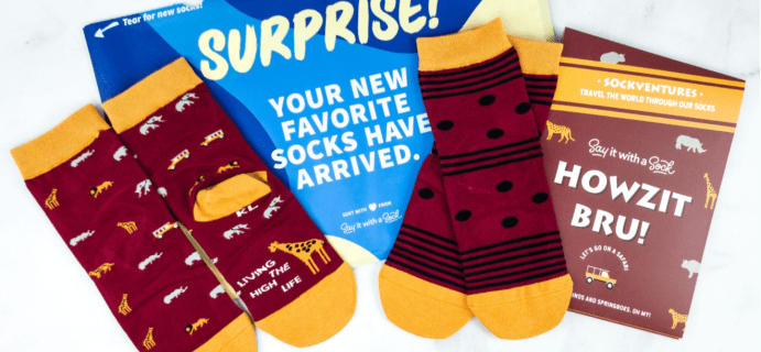 Say It With A Sock Kids August 2020 Sockscription Review + Coupon