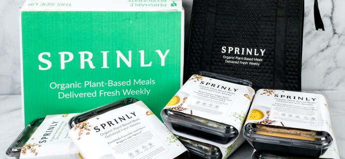 Sprinly Plant-Based Meal Box Review + Coupon!