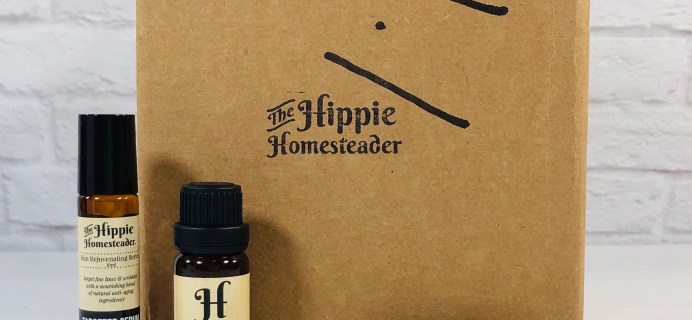 The Hippie Box by The Hippie Homesteader August 2020 Subscription Box Review