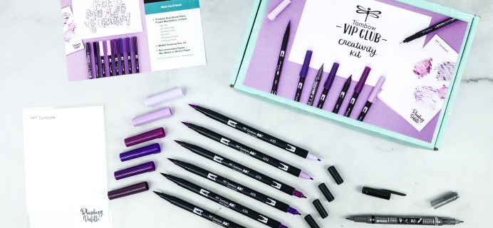 Tombow VIP Club August 2020 Box Review