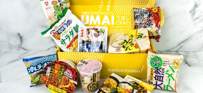 Umai Crate August 2020 Subscription Box Review + Coupon