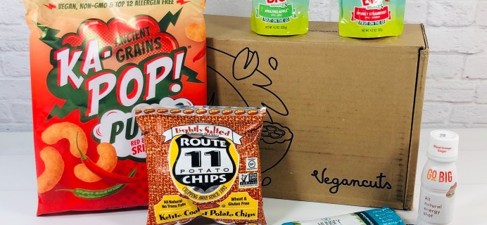 Vegancuts Snack Box August 2020 Subscription Box Review + Coupon